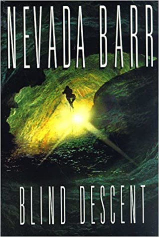 Book cover for "Blind Descent" by Nevada Barr