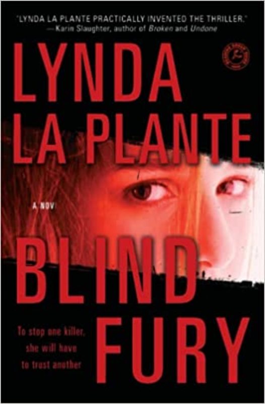 Book cover for "Blind Fury" by Lynda La Plante