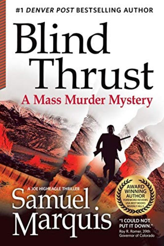 Book cover for "Blind Thrust" by Samuel Marquis