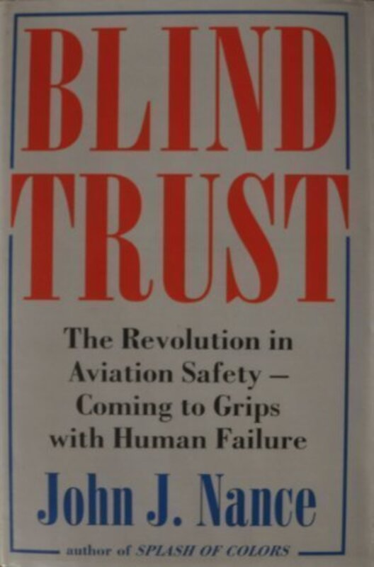 Book cover for "Blind Trust" by John J Nance