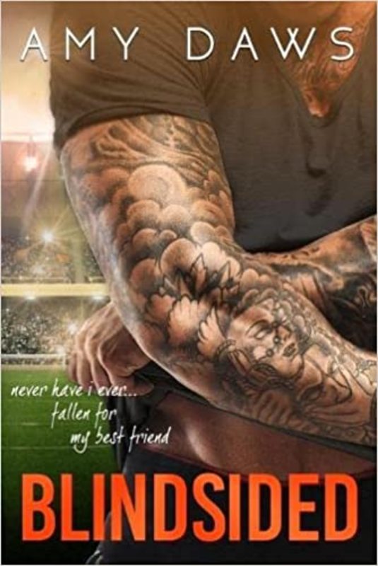 Book cover for "Blindsided" by Amy Daws