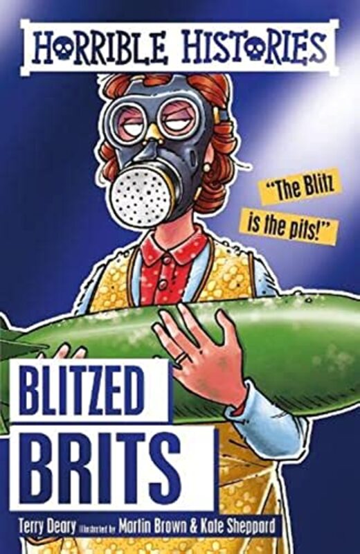 Book cover for "Blitzed Brits" by Terry Deary