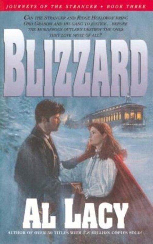 Book cover for "Blizzard" by Al Lacy