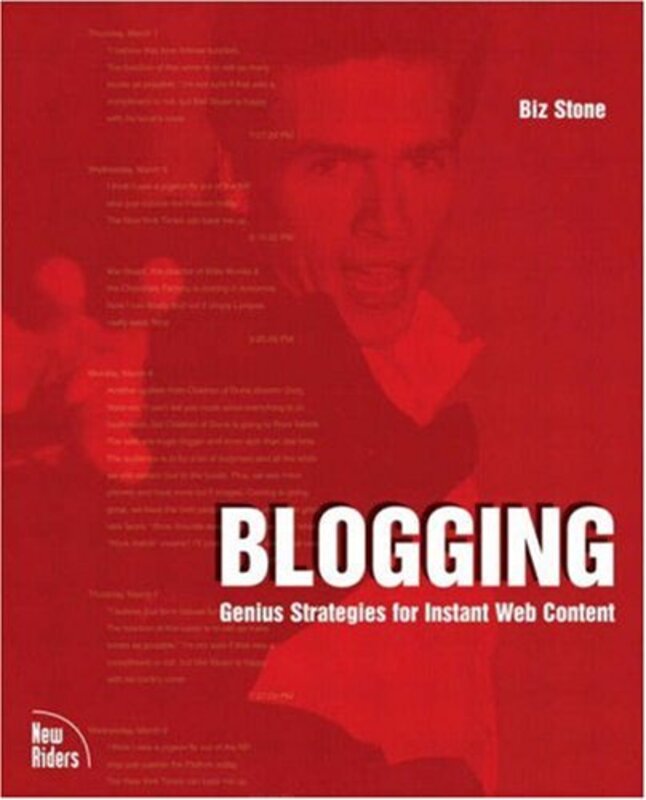 Book cover for "Blogging"