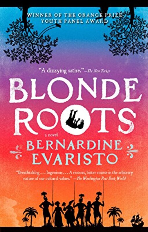 Book cover for "Blonde Roots" by Bernardine Evaristo