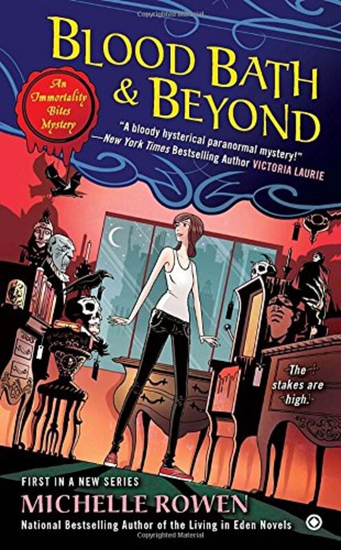 Book cover for "Blood Bath and Beyond" by Michelle Rowen