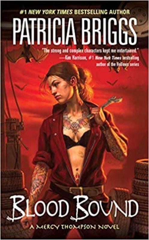 Book cover for "Blood Bound" by Patricia Briggs