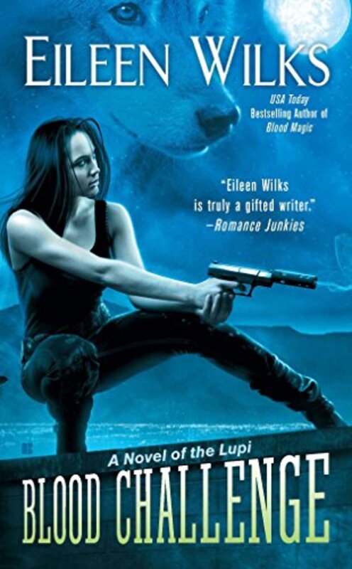 Book cover for "Blood Challenge" by Eileen Wilks