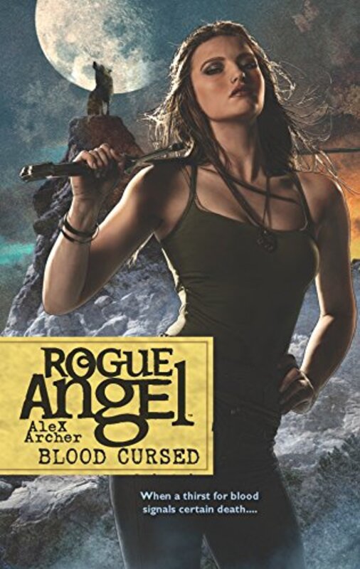 Book cover for "Blood Cursed" by Alex Archer
