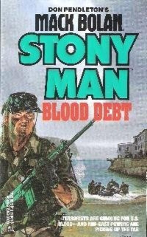 Book cover for "Blood Debt" by Don Pendleton