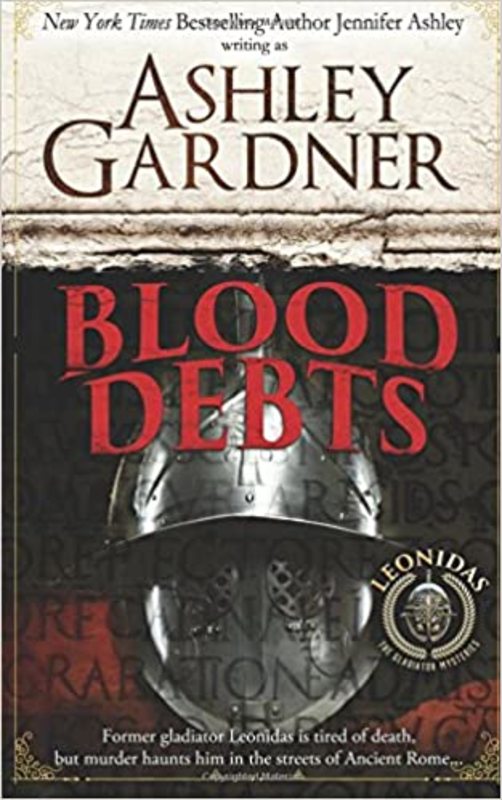 Book cover for "Blood Debts" by Ashley Gardner