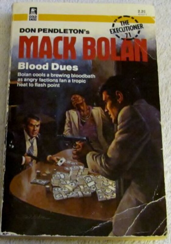 Book cover for "Blood Dues" by Don Pendleton