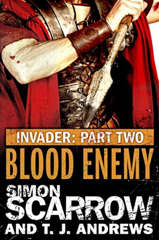Book cover for "Blood Enemy" by Simon Scarrow