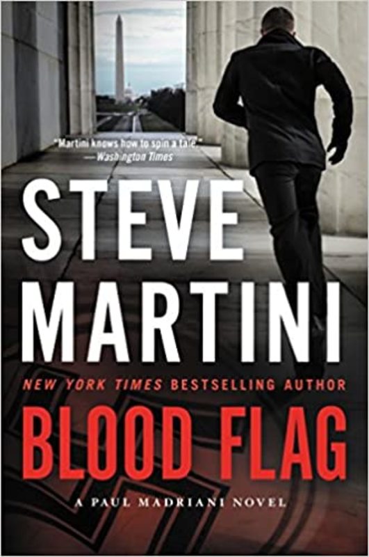Book cover for "Blood Flag" by Steve Martini