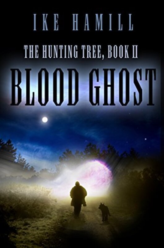 Book cover for "Blood Ghost" by Ike Hamill