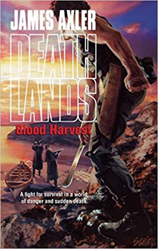 Book cover for "Blood Harvest" by James Axler