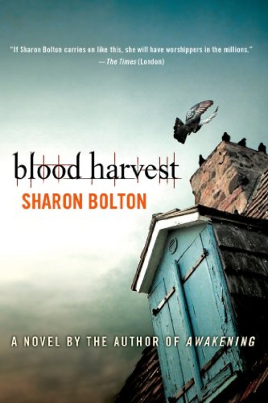 Book cover for "Blood Harvest" by Sharon (SJ) Bolton