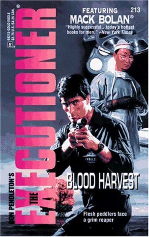 Book cover for "Blood Harvest" by Don Pendleton