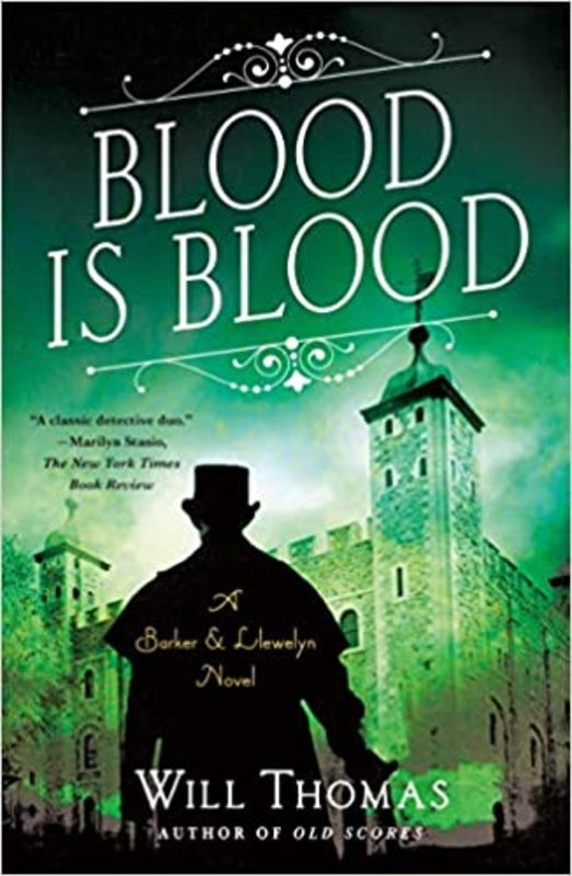 Book cover for "Blood Is Blood" by Will Thomas
