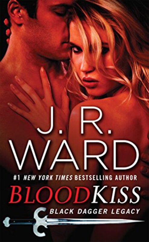 Book cover for "Blood Kiss" by J.R. Ward