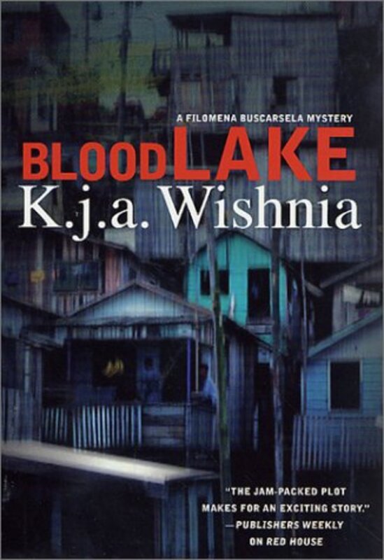 Book cover for "Blood Lake" by Kenneth Wishnia