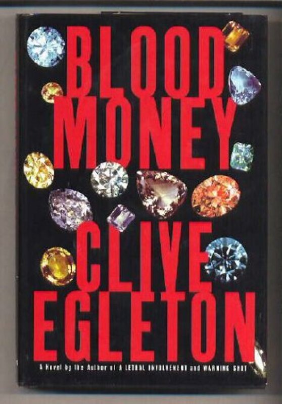 Book cover for "Blood Money" by Clive Egleton