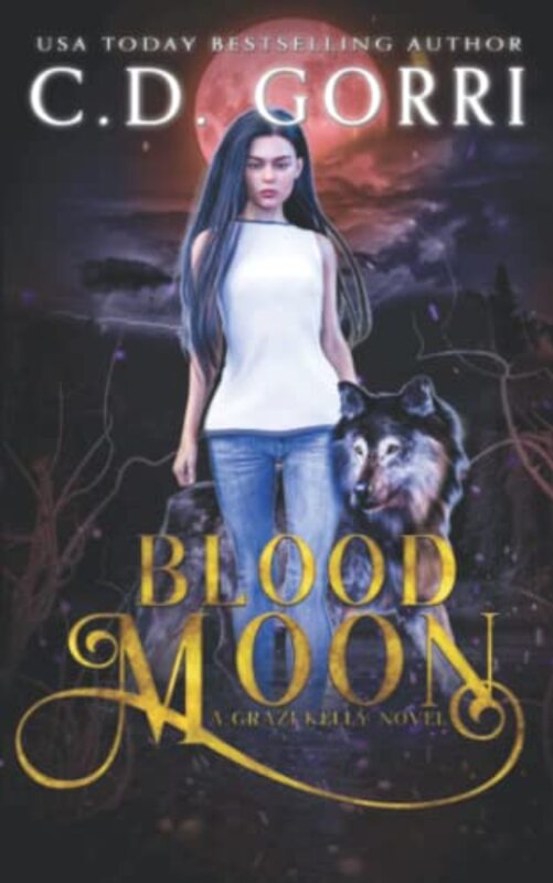Book cover for "Blood Moon" by CD Gorri