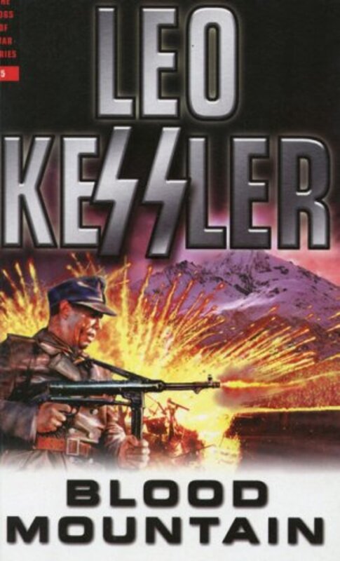 Book cover for "Blood Mountain" by Leo Kessler
