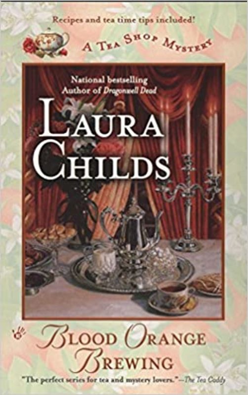 Book cover for "Blood Orange Brewing" by Laura Childs