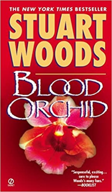Book cover for "Blood Orchid" by Stuart Woods