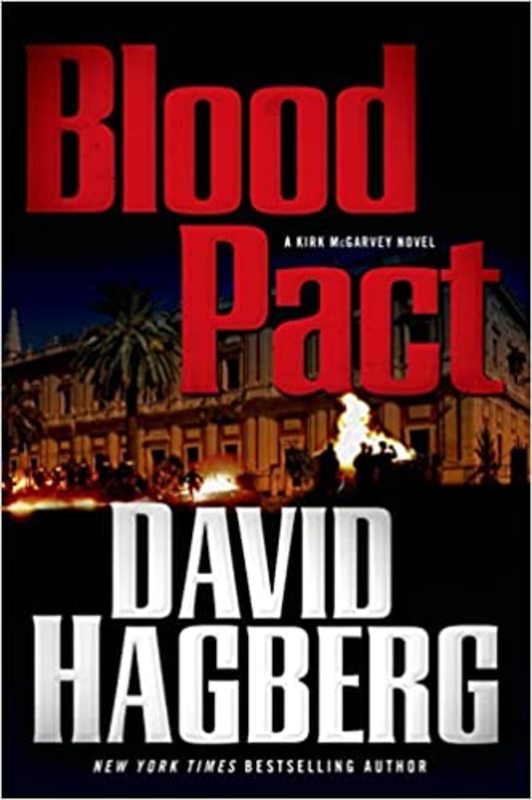 Book cover for "Blood Pact" by David Hagberg
