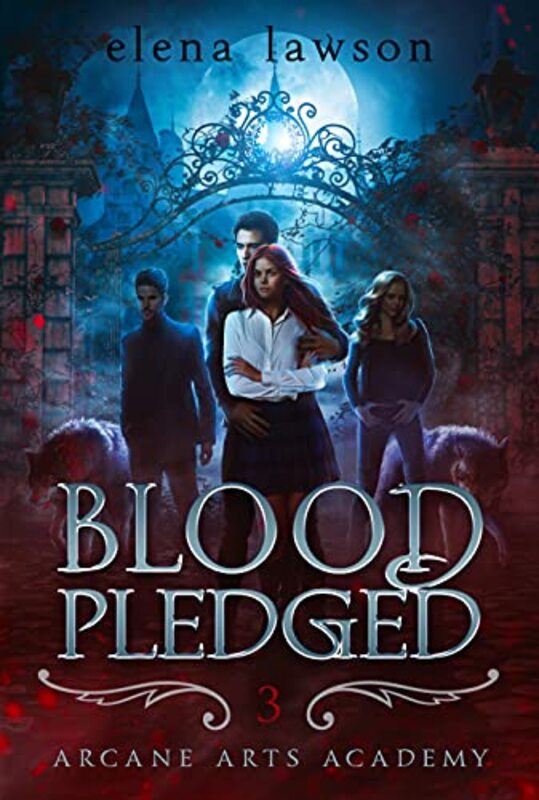 Book cover for "Blood Pledged" by Elena Lawson