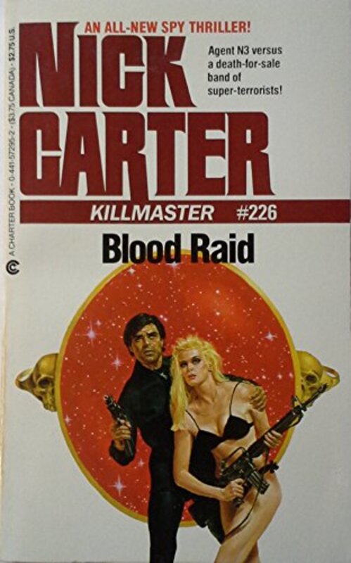 Book cover for "Blood Raid" by Nick Carter