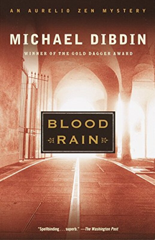 Book cover for "Blood Rain" by Michael Dibdin