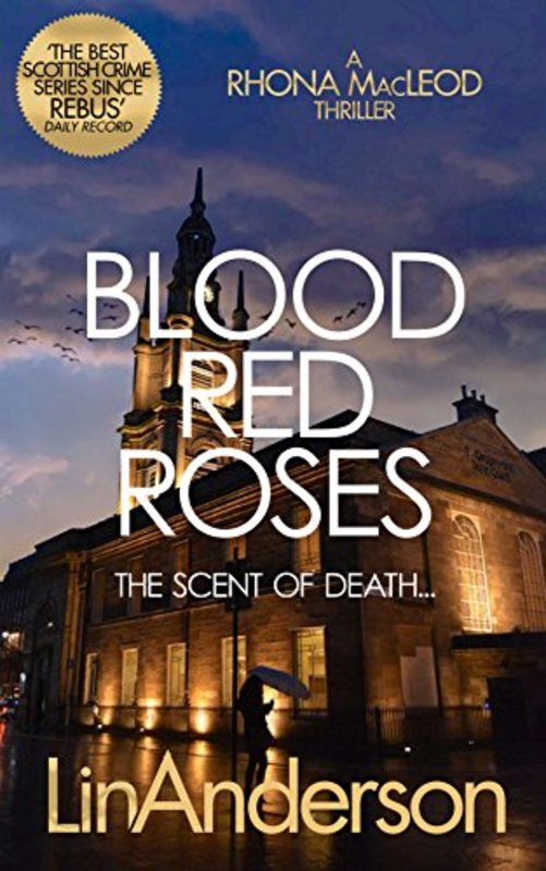 Book cover for "Blood Red Roses" by Lin Anderson