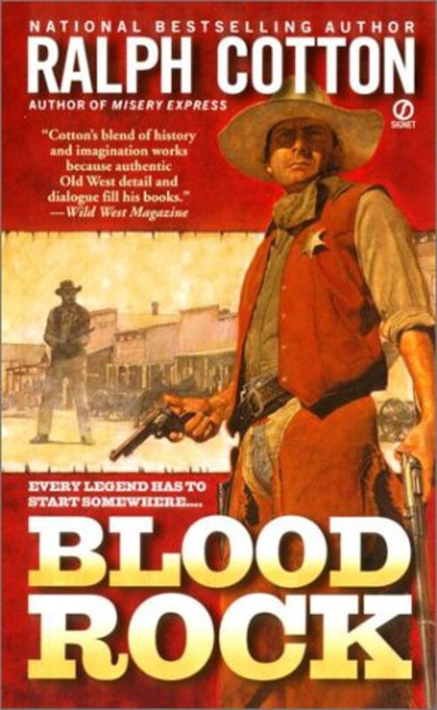 Book cover for "Blood Rock" by Ralph Cotton