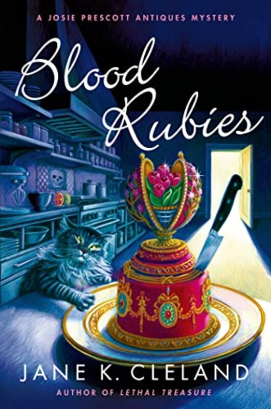 Book cover for "Blood Rubies" by Jane K Cleland
