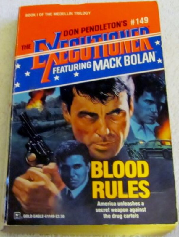 Book cover for "Blood Rules" by Don Pendleton