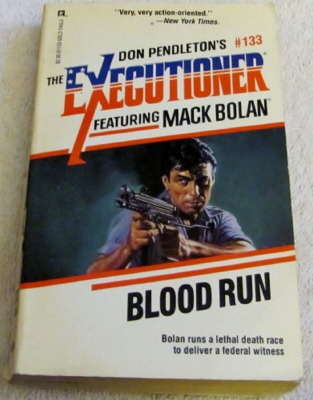 Book cover for "Blood Run" by Don Pendleton