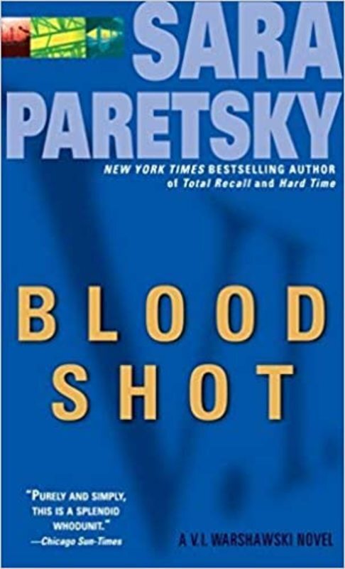 Book cover for "Blood Shot" by Sara Paretsky