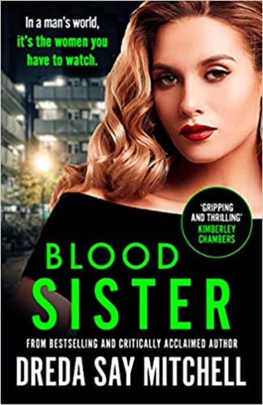 Book cover for "Blood Sister" by Dreda Say Mitchell