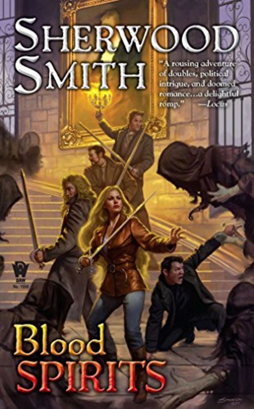 Book cover for "Blood Spirits" by Sherwood Smith
