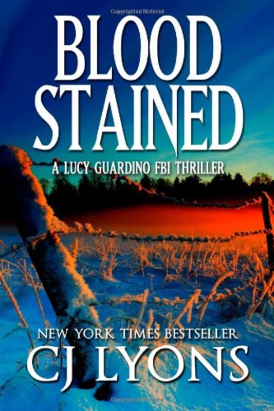 Book cover for "Blood Stained" by CJ Lyons