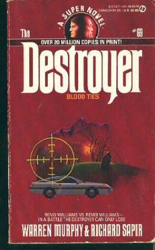 Book cover for "Blood Ties" by Warren Murphy
