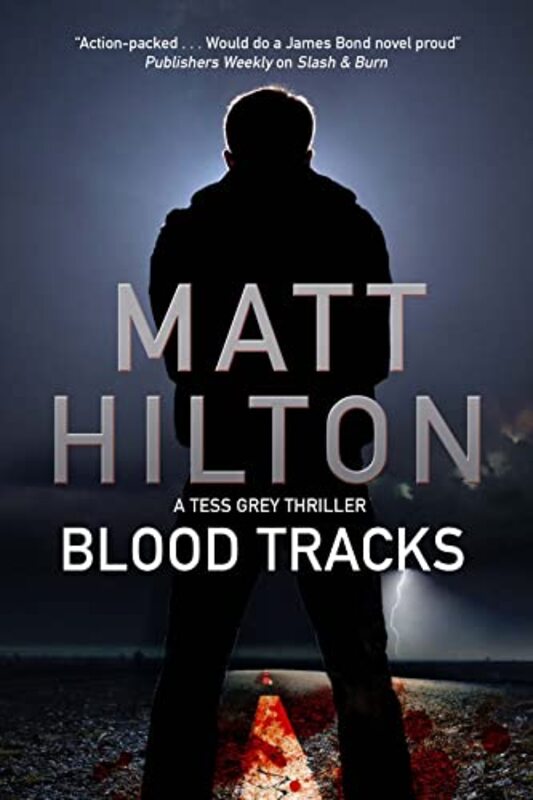 Book cover for "Blood Tracks" by Matt Hilton