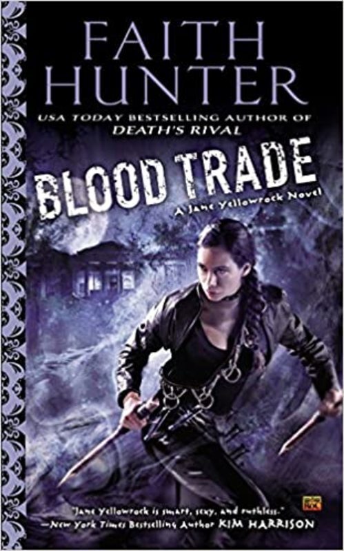 Book cover for "Blood Trade" by Faith Hunter