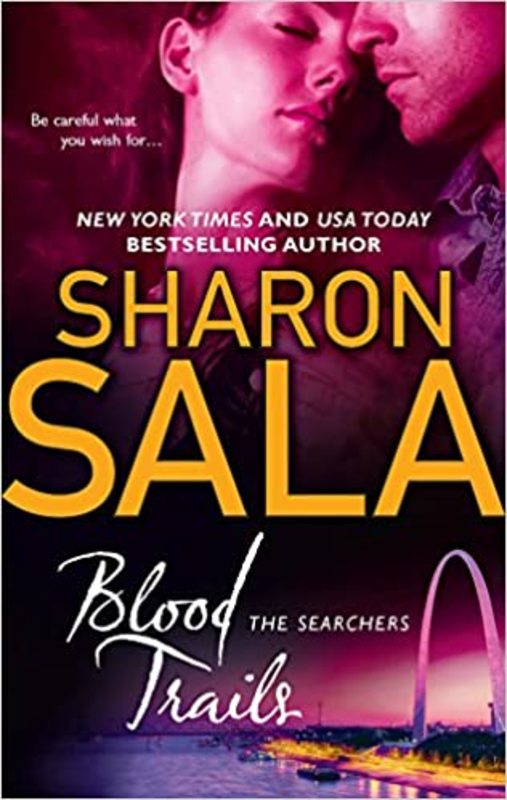 Book cover for "Blood Trails" by Sharon Sala