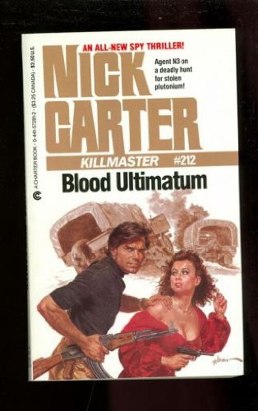 Book cover for "Blood Ultimatum" by Nick Carter