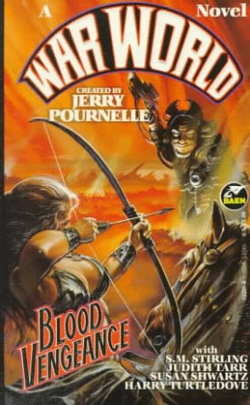Book cover for "Blood Vengeance" by Jerry Pournelle