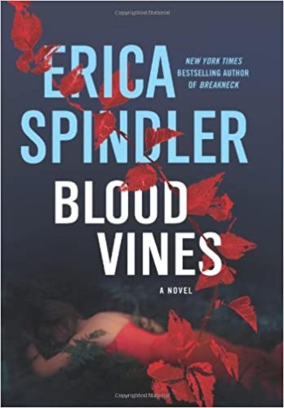 Book cover for "Blood Vines" by Erica Spindler